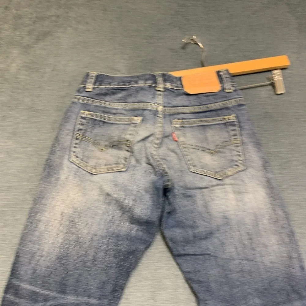 Levi's 508 Tapered Jeans Boys 10 Reg 25x25 Blue Denim Cotton Distressed Casual